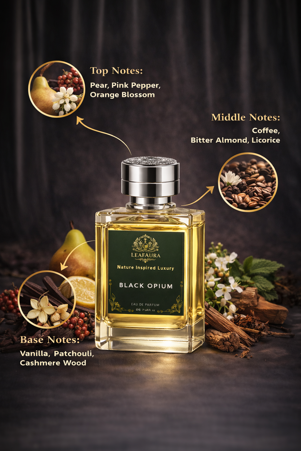 Black Opium By LeafAura | 50 ML